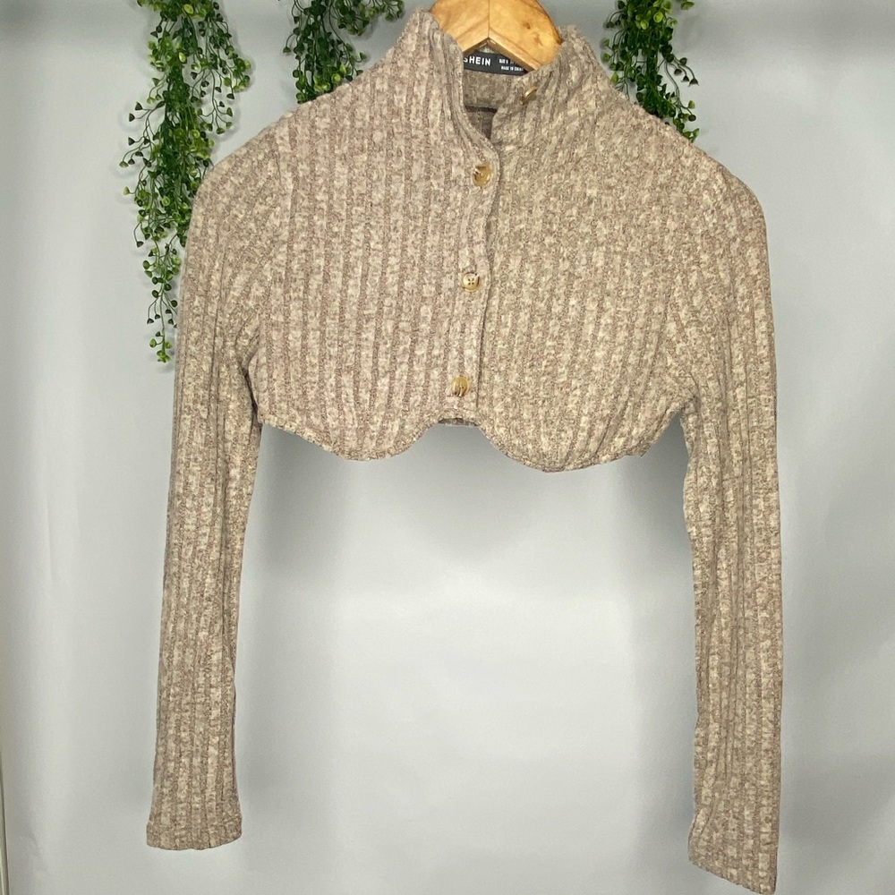 Button Up Crop Top